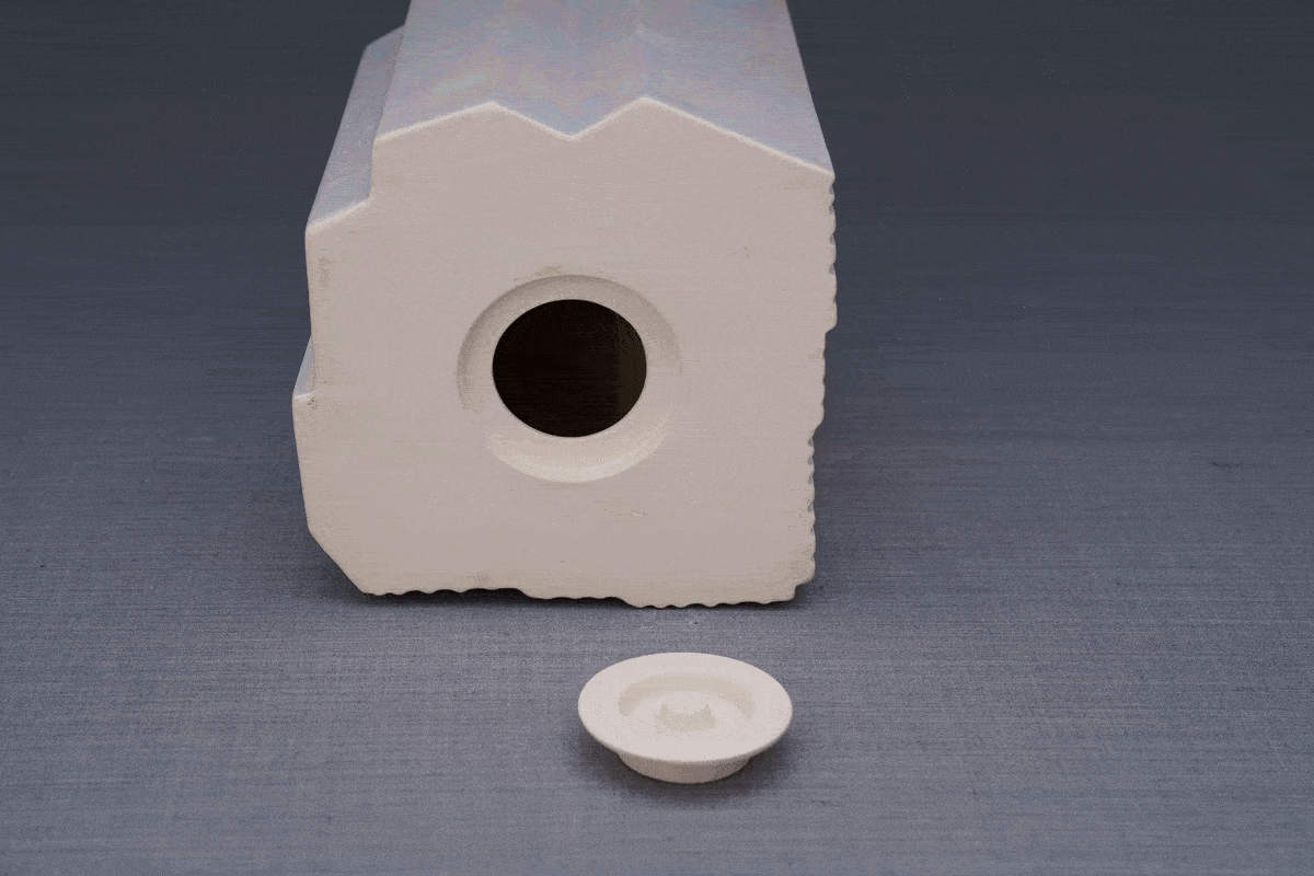 Pulvis Art Urns Extra Ceramic Cap