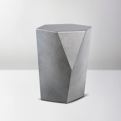Handmade Urn "Crystal" - Stainless Steel | Gray - Pulvis Art Urns