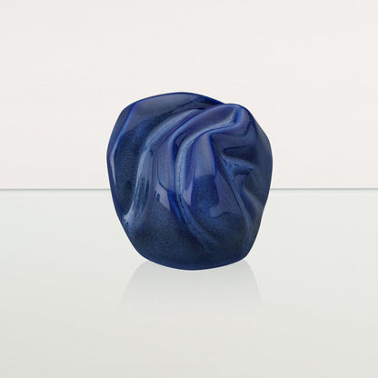 Cremation Keepsake Urn "Precious" - Small Keepsake | Blue Melange | Ceramic - Pulvis Art Urns