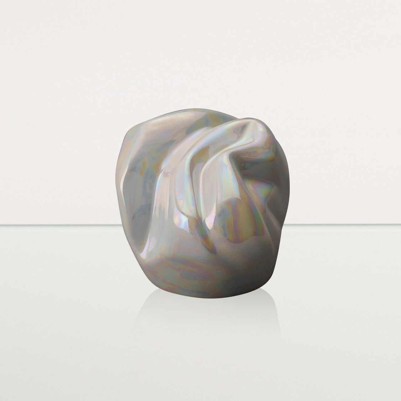 Cremation Keepsake Urn "Precious" - Small Keepsake | Pearly White | Ceramic - Pulvis Art Urns