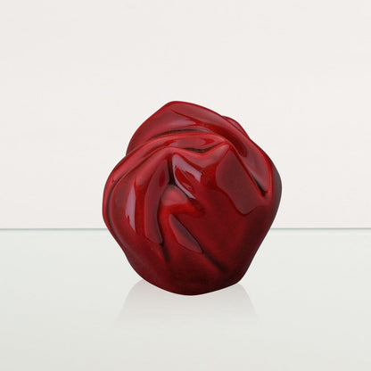 Cremation Keepsake Urn "Precious" - Small Keepsake | Red | Ceramic - Pulvis Art Urns