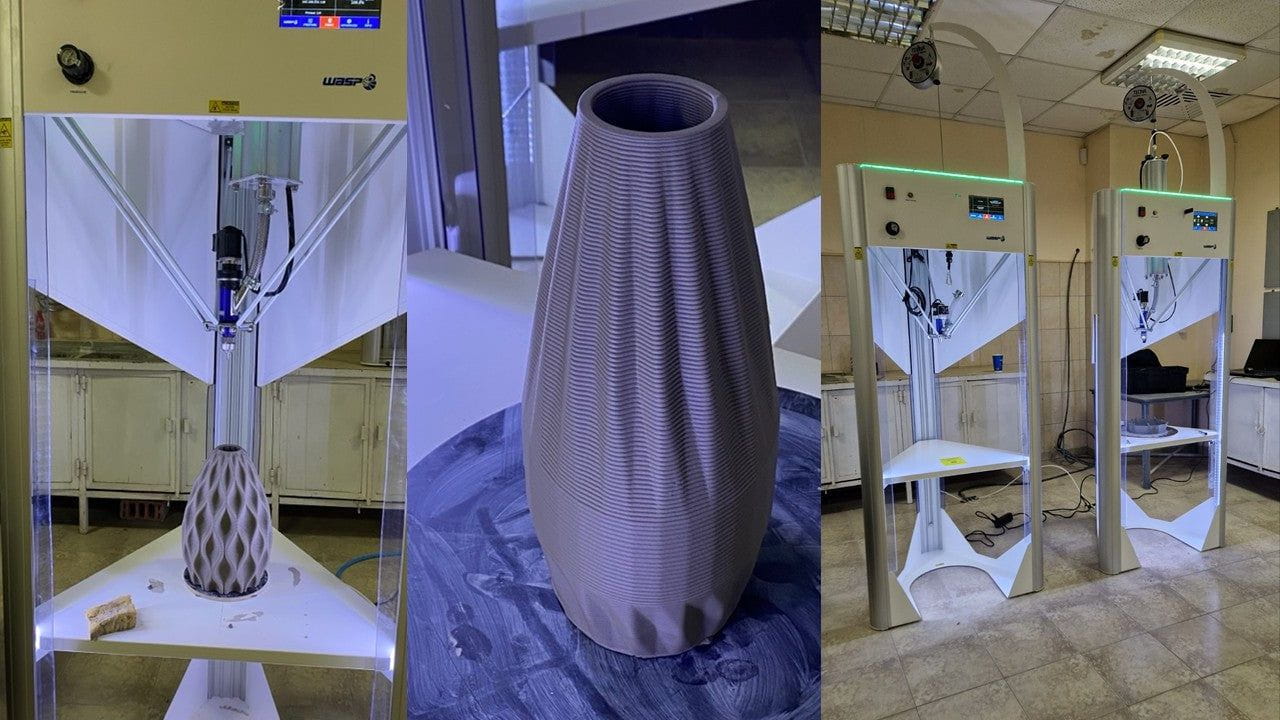 Cremation Urn "Echo" - 3D Printed Ceramic Urn | Amber Yellow | Keepsake - Pulvis Art Urns