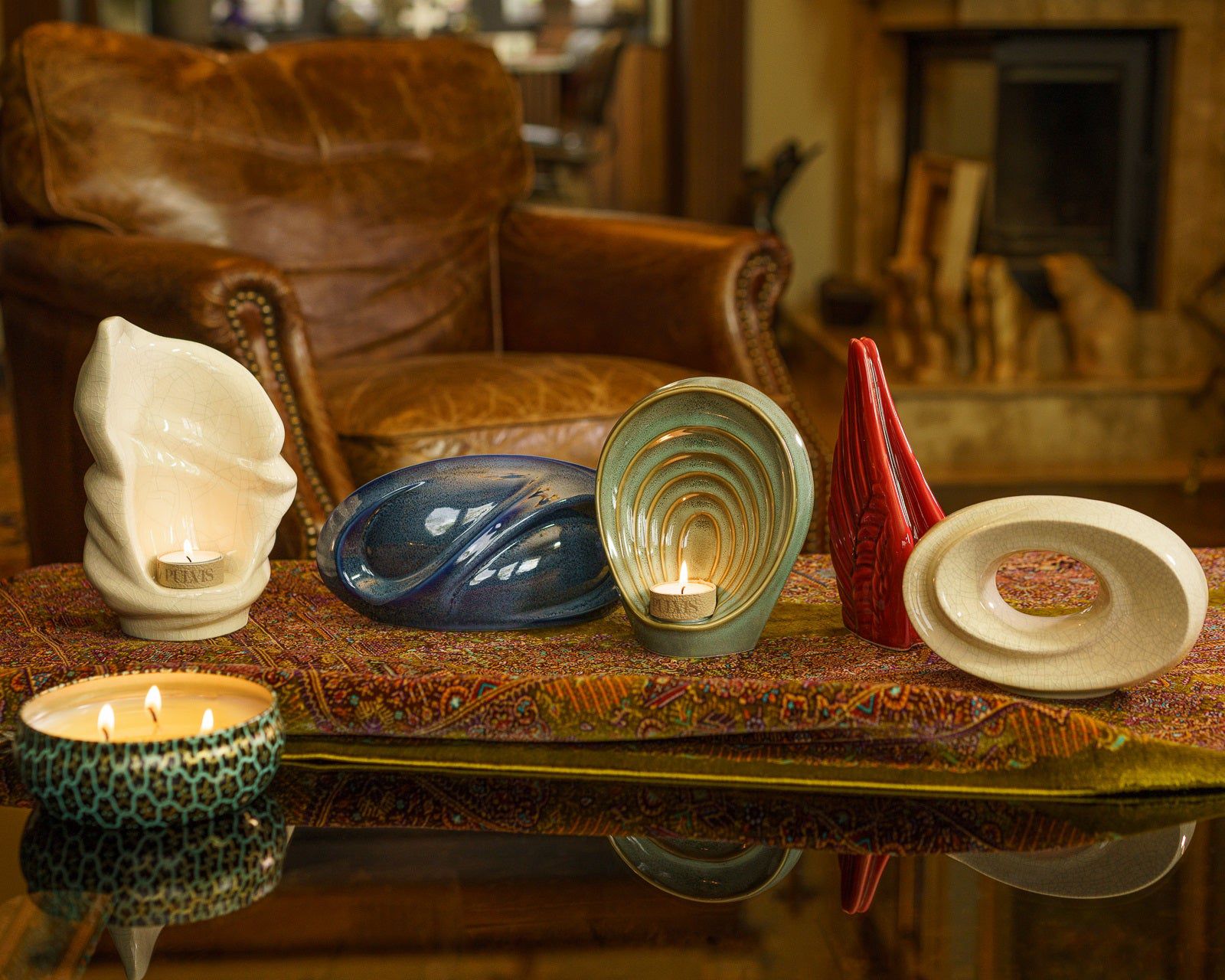Eternity Handmade Cremation Keepsake Urn - Small Urn | Oxide Green | Ceramic - Pulvis Art Urns