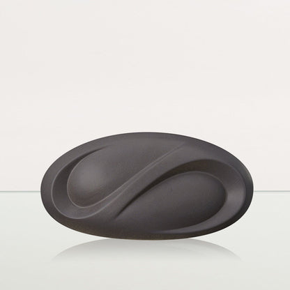 Eternity Handmade Cremation Keepsake Urn - Small Urn | Gray Matte | Ceramic - Pulvis Art Urns