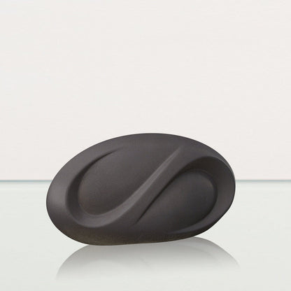 Eternity Handmade Cremation Keepsake Urn - Small Urn | Gray Matte | Ceramic - Pulvis Art Urns