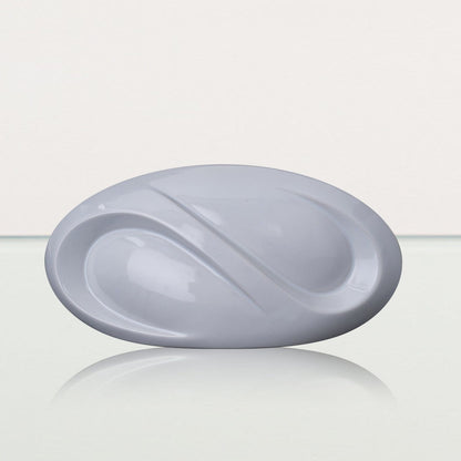 Eternity Handmade Cremation Keepsake Urn - Small Urn | White | Ceramic - Pulvis Art Urns