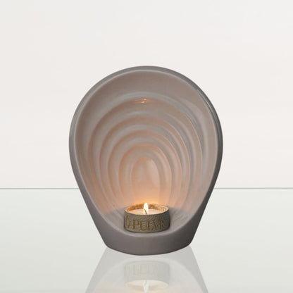 Handmade Cremation Keepsake Urn "Guardian" - Small Urn | Off-white | Ceramic - Pulvis Art Urns