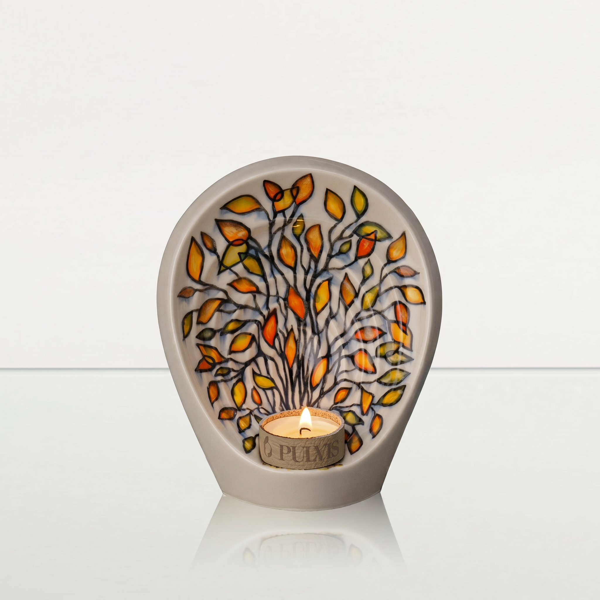 Pulvis Art Urns Keepsake Urn Handmade Cremation Keepsake Urn "Guardian" - Small Urn  | Ceramic