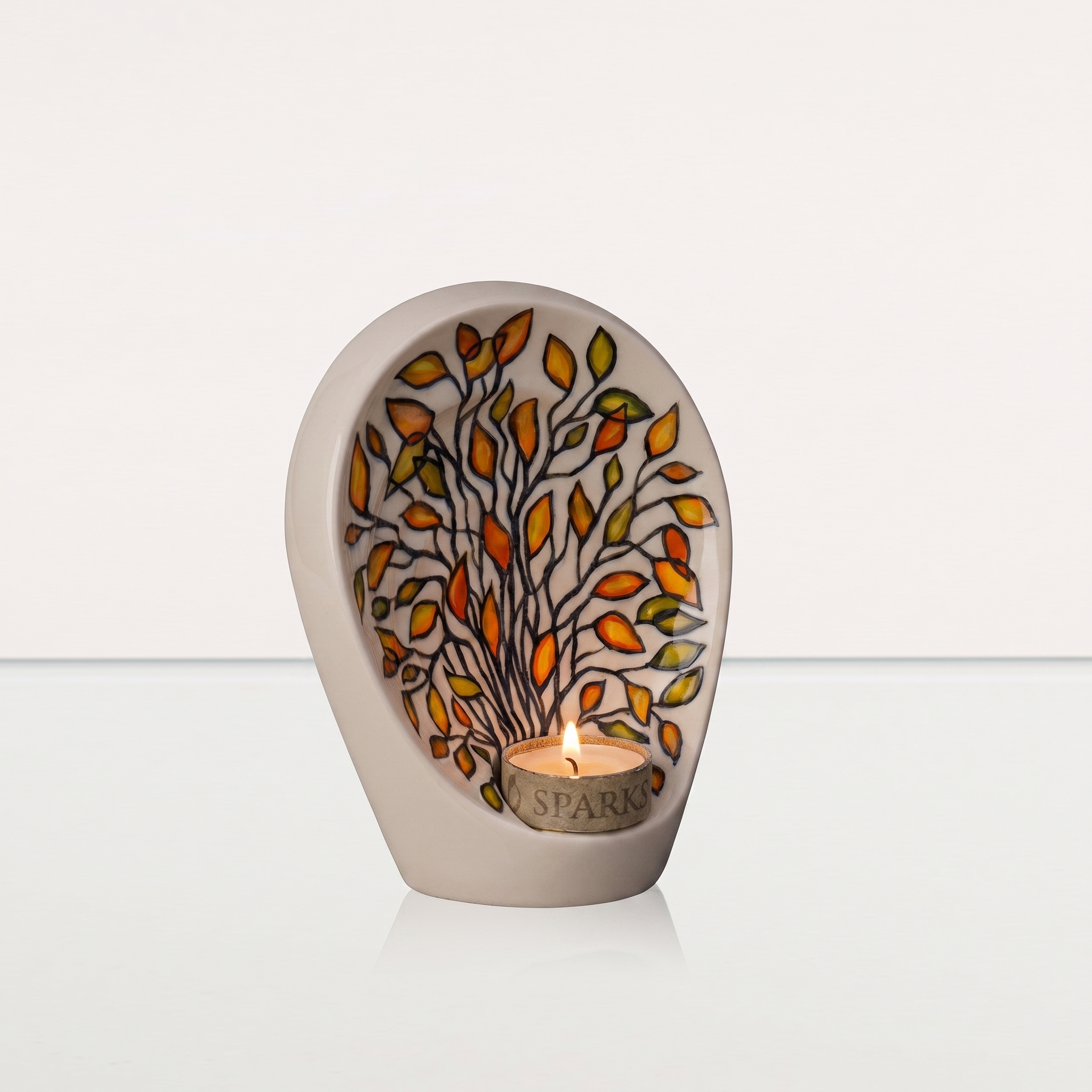 Pulvis Art Urns Keepsake Urn Handmade Cremation Keepsake Urn "Guardian" - Small Urn  | Ceramic