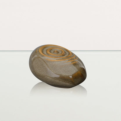 Handmade Cremation Keepsake Urn "Resonance" - Small Urn | Brown Melange | Ceramic - Pulvis Art Urns