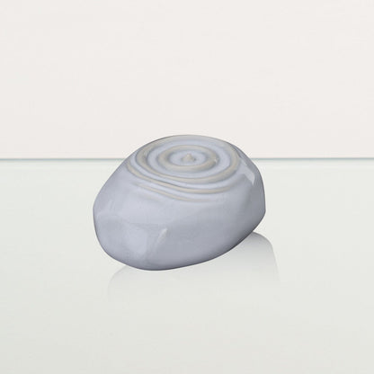 Handmade Cremation Keepsake Urn "Resonance" - Small Urn | Grey Melange | Ceramic - Pulvis Art Urns