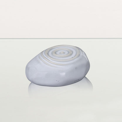 Handmade Cremation Keepsake Urn "Resonance" - Small Urn | Grey Melange | Ceramic - Pulvis Art Urns