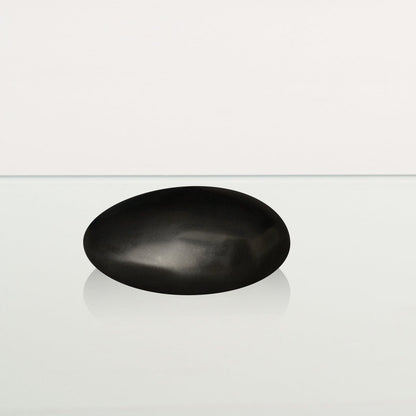 Handmade Cremation Keepsake Urn "Stone" - Small Urn | Dark Matte | Ceramic - Pulvis Art Urns