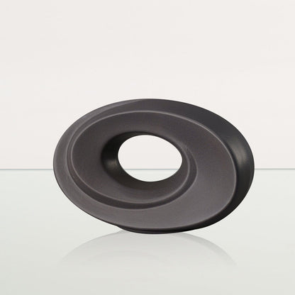 Handmade Cremation Keepsake Urn "The Passage" - Small Urn | Gray Matte | Ceramic - Pulvis Art Urns