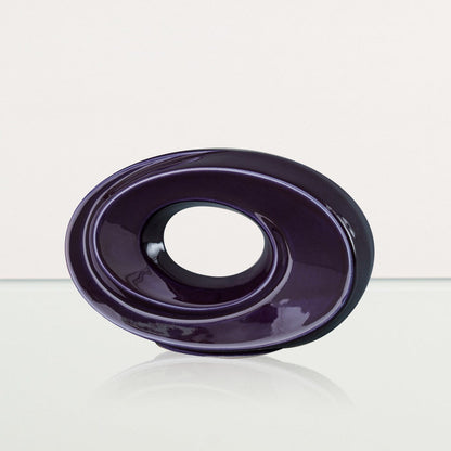 Handmade Cremation Keepsake Urn "The Passage" - Small Urn | Violet | Ceramic - Pulvis Art Urns