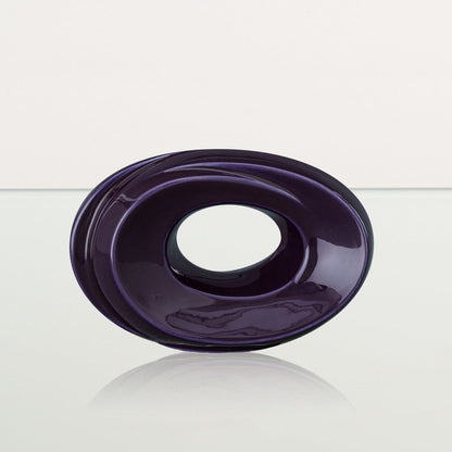 Handmade Cremation Keepsake Urn "The Passage" - Small Urn | Violet | Ceramic - Pulvis Art Urns