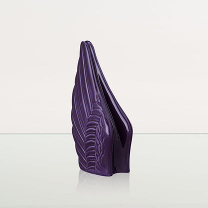 Handmade Cremation Keepsake Urn "Wings" - Small Urn | Violet | Ceramic - Pulvis Art Urns