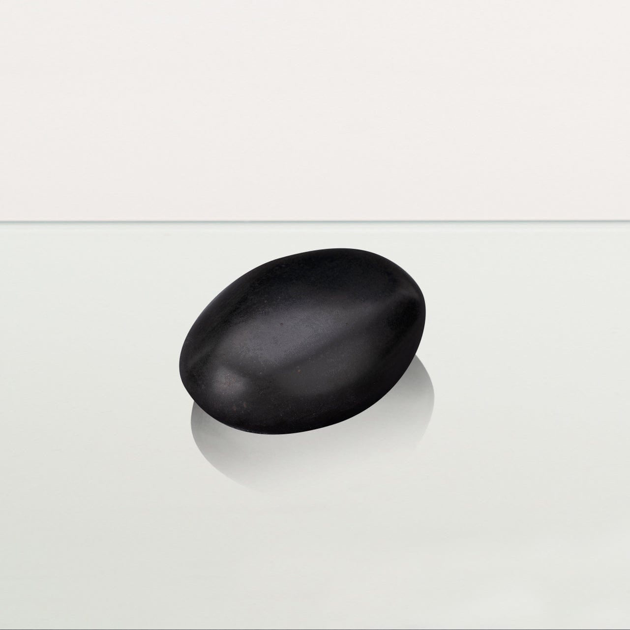 Handmade Mini Keepsake Urn "Palm Stone" - Dark Matte | Mini Ceramic Urn - Pulvis Art Urns