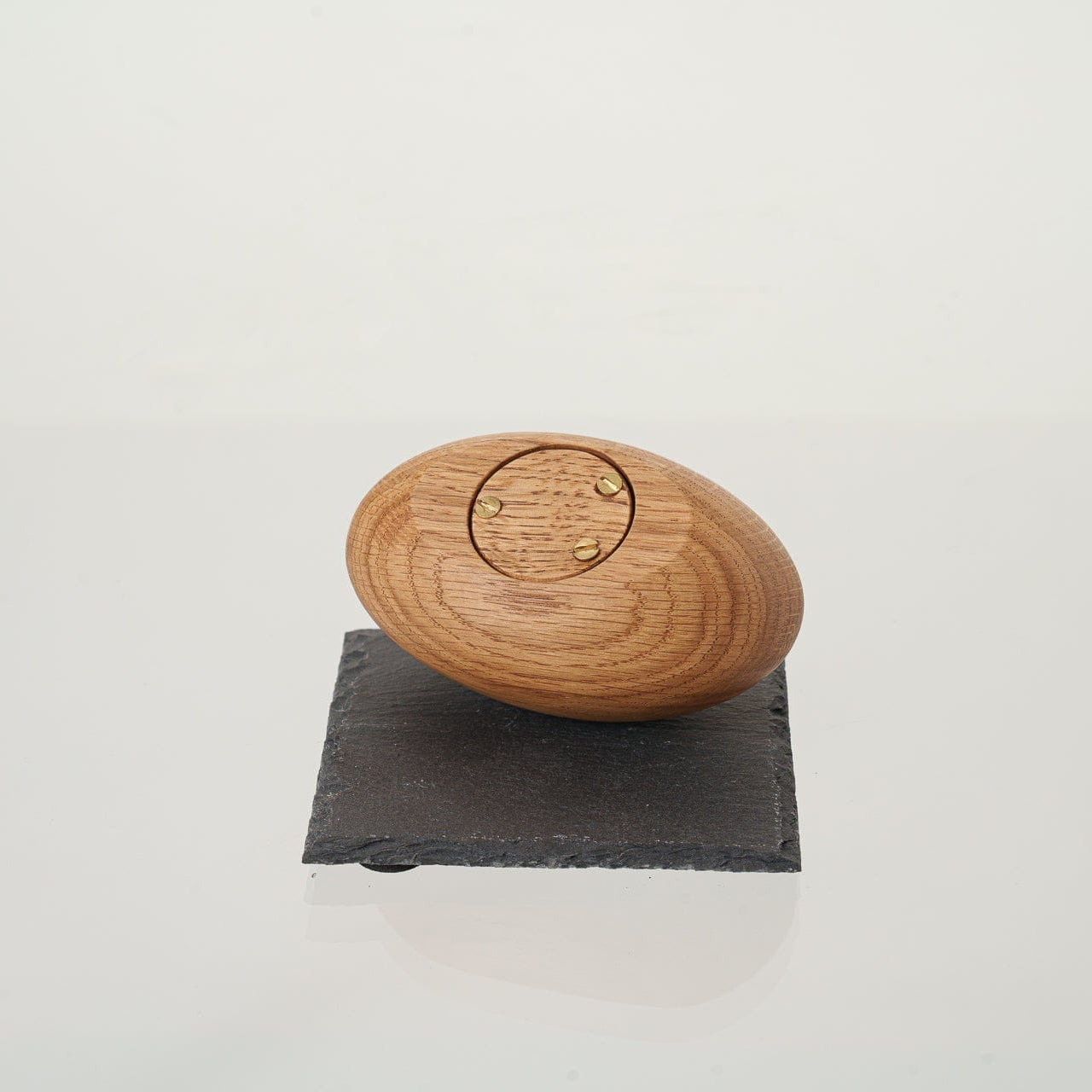Wooden Keepsake Urn "Palm Stone" - Genuine Walnut - Pulvis Art Urns