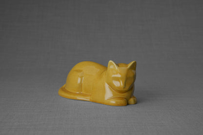 Mini Cat Memorial Bundle - 4 Pieces - Portrait | Urn | Nameplate Holder | Scented Candle - Pulvis Art Urns