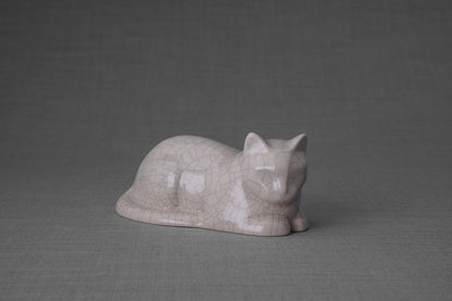 Mini Cat Memorial Bundle - 4 Pieces - Portrait | Urn | Nameplate Holder | Scented Candle - Pulvis Art Urns