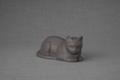Mini Cat Memorial Bundle - 4 Pieces - Portrait | Urn | Nameplate Holder | Scented Candle - Pulvis Art Urns