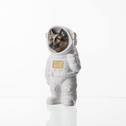 Pulvis Art Urns Pet Cremation Urn White Matte / CUSTOM (by photo) / Yes (+$50) Customizable Pet Cremation Urn - Dog | Ceramic Handmade Figure
