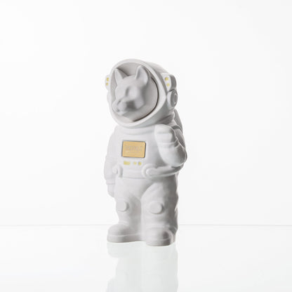 Pulvis Art Urns Pet Cremation Urn White Matte / White Matte / No Customizable Pet Cremation Urn - Dog | Ceramic Handmade Figure