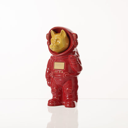 Pulvis Art Urns Pet Cremation Urn Red / Yellow / Yes (+$50) Customizable Pet Cremation Urn - Dog | Ceramic Handmade Figure