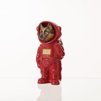 Pulvis Art Urns Pet Cremation Urn Red / CUSTOM (by photo) / No Customizable Pet Cremation Urn - Dog | Ceramic Handmade Figure