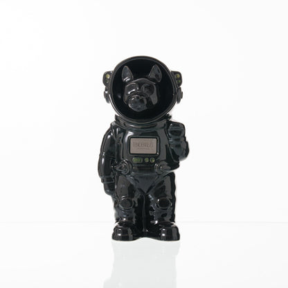 Pulvis Art Urns Pet Cremation Urn Black / Black / Yes (+$50) Customizable Pet Cremation Urn - Dog | Ceramic Handmade Figure