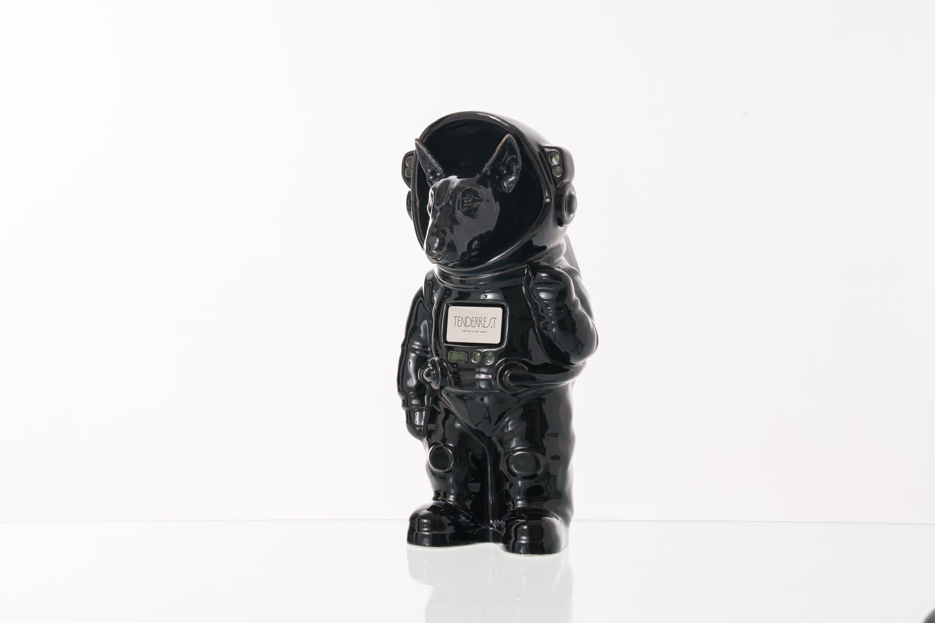 Pulvis Art Urns Pet Cremation Urn Black / Black / No Dog Cremation Urn Bull Terrier - Customizable Figure | Pet Urn