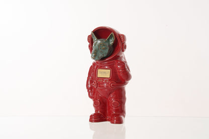 Pulvis Art Urns Pet Cremation Urn Red / Oily Green / Yes (+$50) Dog Cremation Urn Bull Terrier - Customizable Figure | Pet Urn