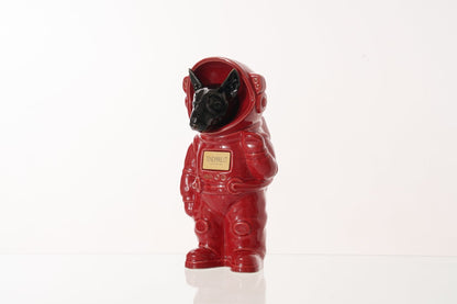 Pulvis Art Urns Pet Cremation Urn Red / Black / Yes (+$50) Dog Cremation Urn Bull Terrier - Customizable Figure | Pet Urn