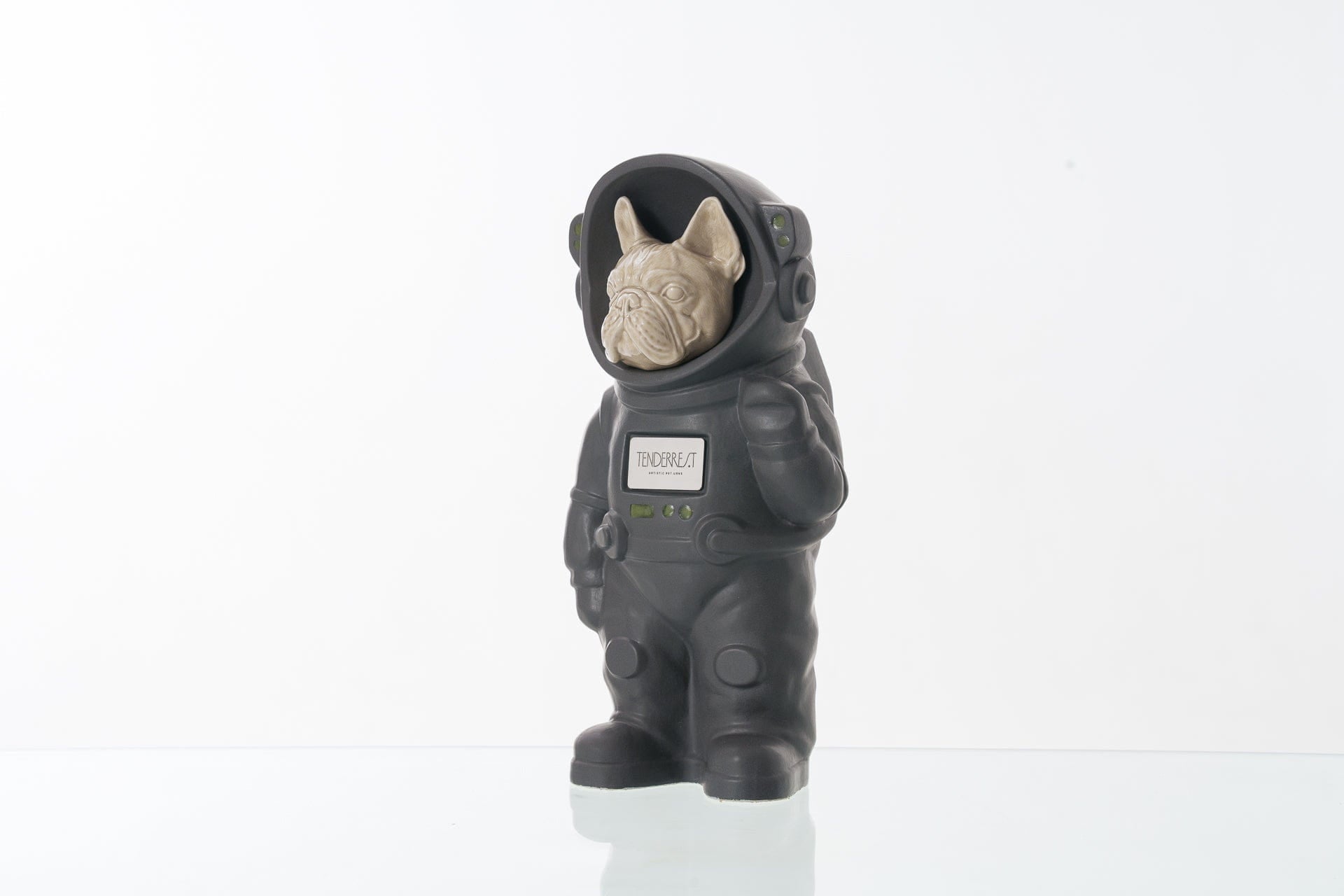 Pulvis Art Urns Pet Cremation Urn Gray Matte / Beige / Yes (+$50) Dog Cremation Urn French Bulldog - Customizable Figure | Pet Urn