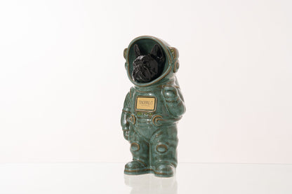 Pulvis Art Urns Pet Cremation Urn Oily Green / Black / Yes (+$50) Dog Cremation Urn French Bulldog - Customizable Figure | Pet Urn