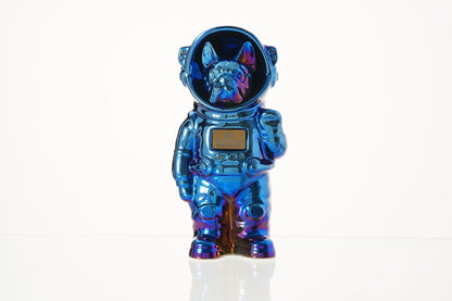 Pulvis Art Urns Pet Cremation Urn Glossy Blue / Glossy Blue / Yes (+$50) Dog Cremation Urn French Bulldog - Customizable Figure | Pet Urn
