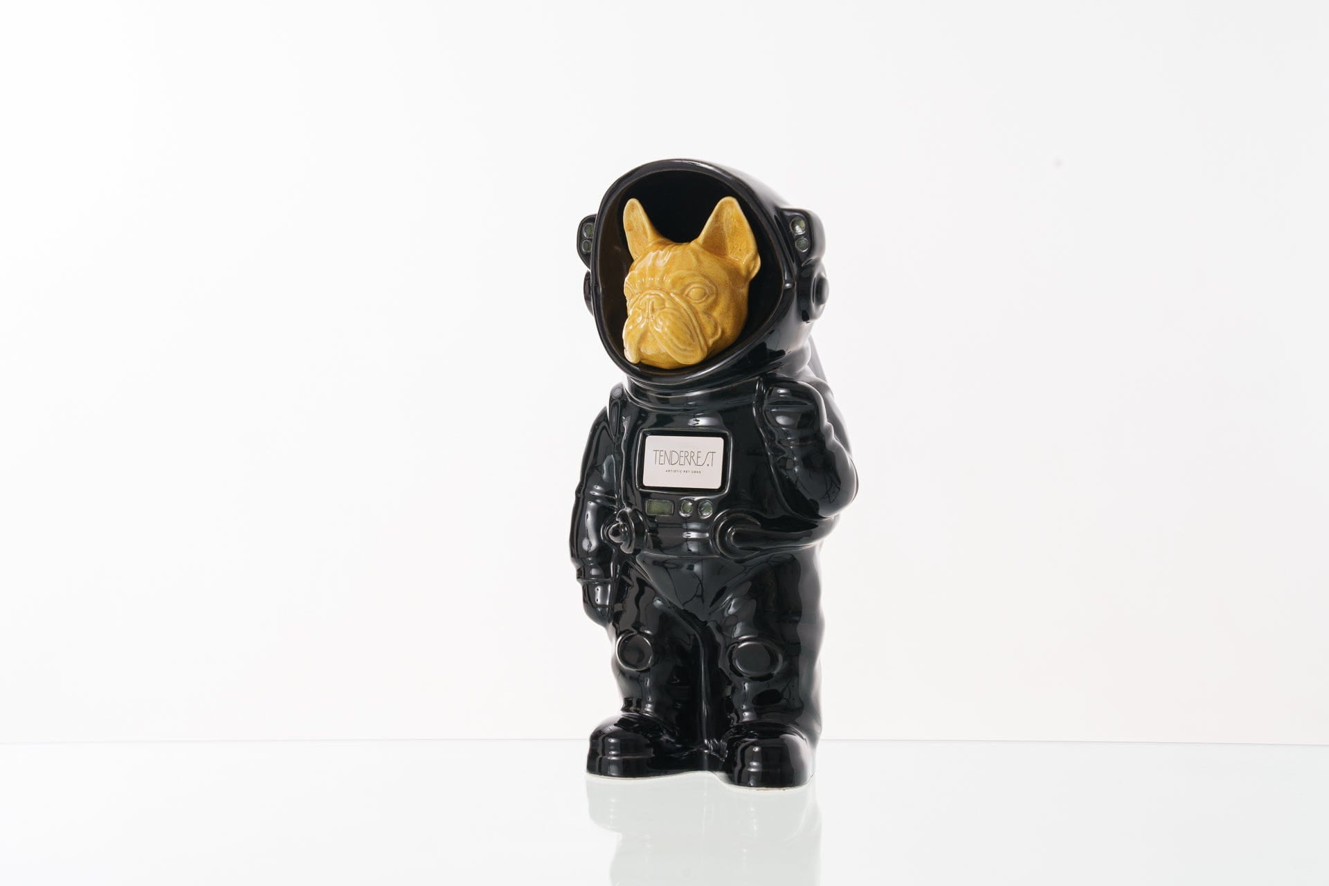 Pulvis Art Urns Pet Cremation Urn Black / Yellow / No Dog Cremation Urn French Bulldog - Customizable Figure | Pet Urn