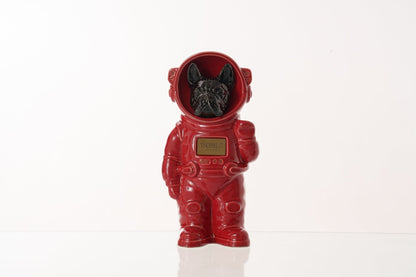 Pulvis Art Urns Pet Cremation Urn Red / Black / Yes (+$50) Dog Cremation Urn French Bulldog - Customizable Figure | Pet Urn