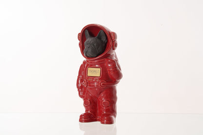 Pulvis Art Urns Pet Cremation Urn Red / Gray Matte / No Dog Cremation Urn French Bulldog - Customizable Figure | Pet Urn