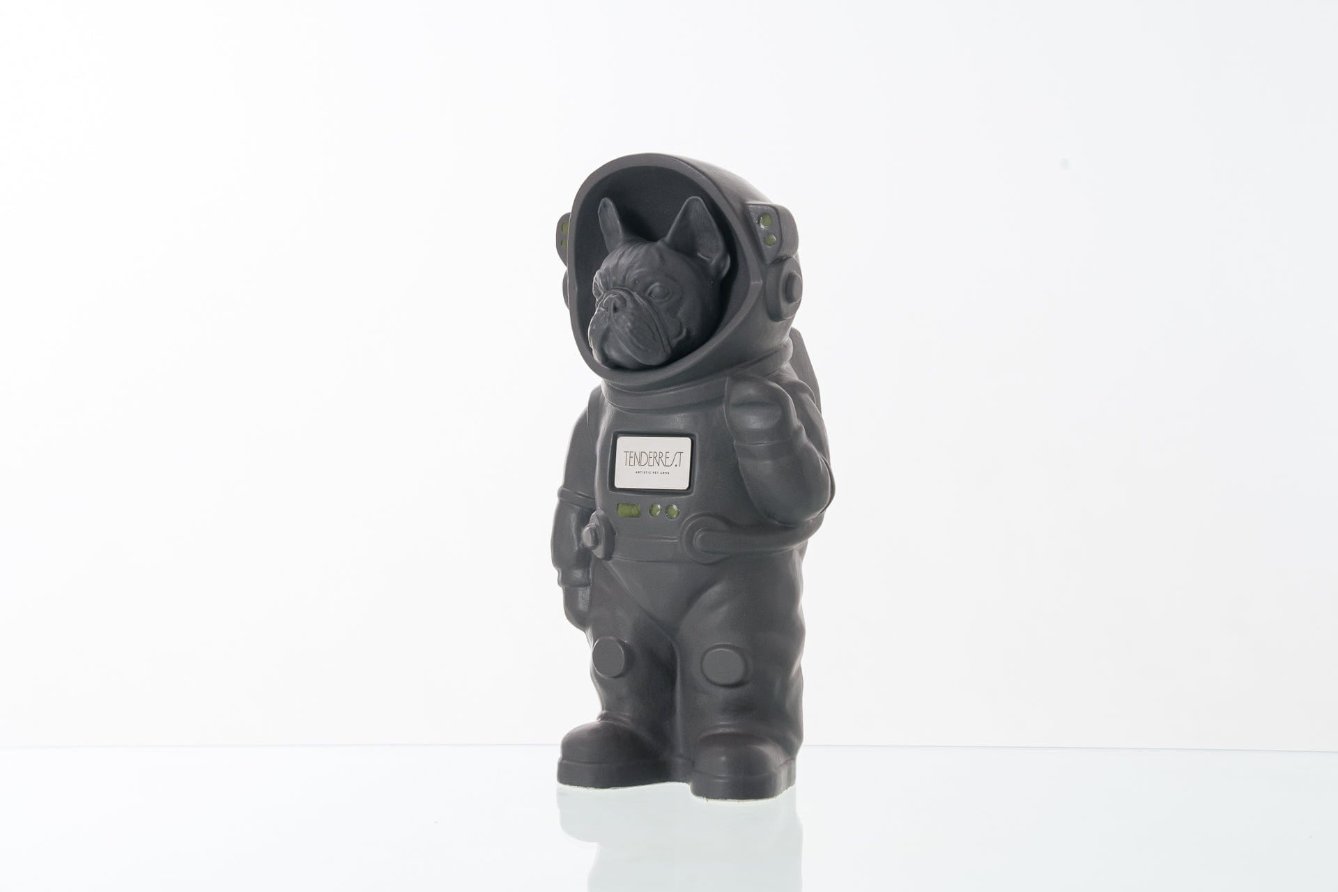 Pulvis Art Urns Pet Cremation Urn Gray Matte / Gray Matte / No Dog Cremation Urn French Bulldog - Customizable Figure | Pet Urn