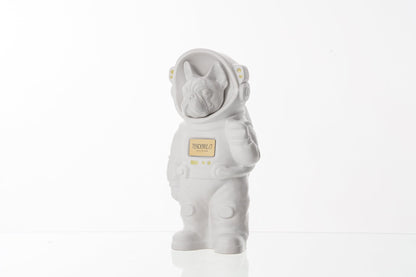 Pulvis Art Urns Pet Cremation Urn White Matte / White Matte / No Dog Cremation Urn French Bulldog - Customizable Figure | Pet Urn