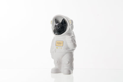 Pulvis Art Urns Pet Cremation Urn White Matte / Black / Yes (+$50) Dog Cremation Urn French Bulldog - Customizable Figure | Pet Urn