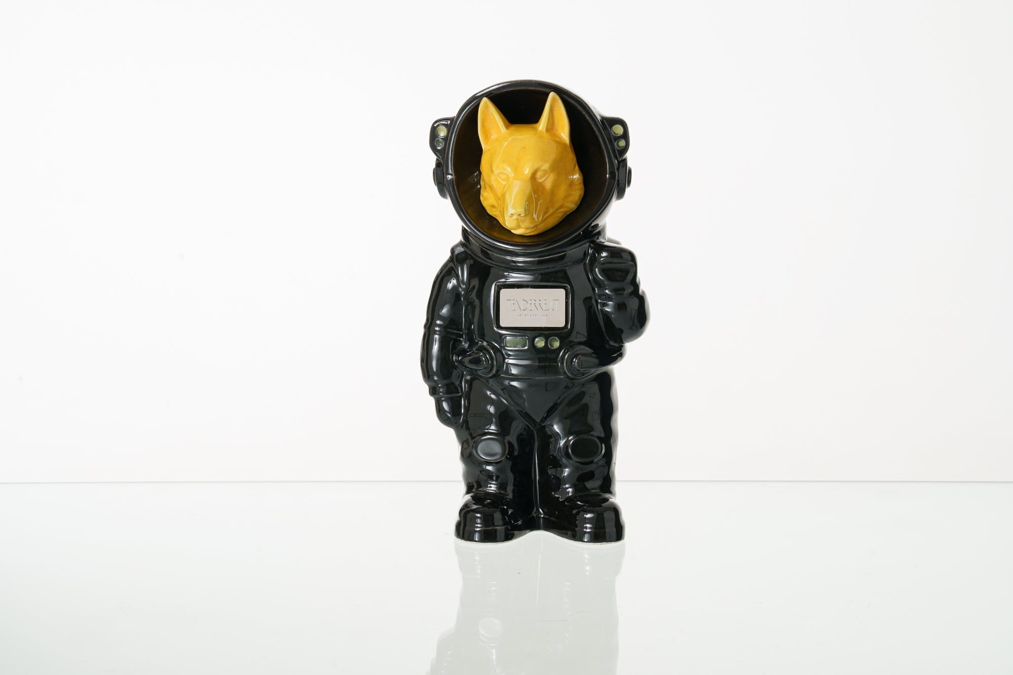Pulvis Art Urns Pet Cremation Urn Black / Yellow / Yes (+$50) Dog Cremation Urn German Shepherd - Customizable Figure | Ceramic Pet Urn