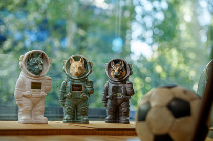 Pulvis Art Urns Pet Cremation Urn Dog Cremation Urn German Shepherd - Customizable Figure | Ceramic Pet Urn