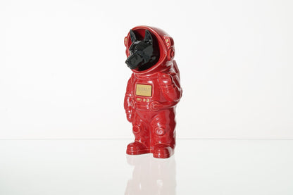 Pulvis Art Urns Pet Cremation Urn Red / Black / Yes (+$50) Dog Cremation Urn German Shepherd - Customizable Figure | Ceramic Pet Urn