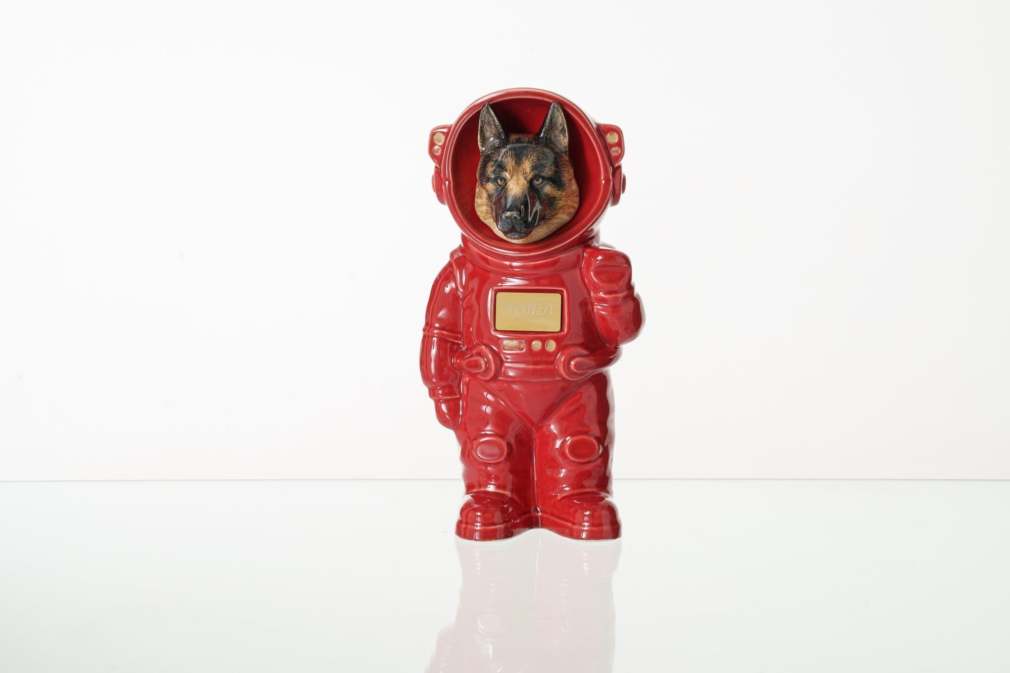 Pulvis Art Urns Pet Cremation Urn Red / CUSTOM (by photo) / No Dog Cremation Urn German Shepherd - Customizable Figure | Ceramic Pet Urn