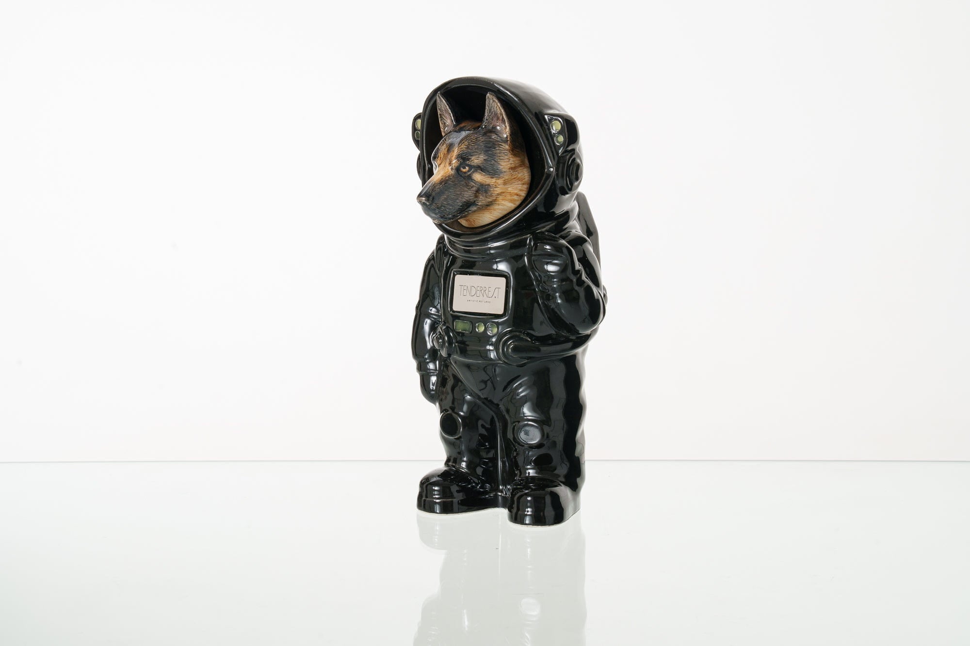 Pulvis Art Urns Pet Cremation Urn Black / CUSTOM (by photo) / No Dog Cremation Urn German Shepherd - Customizable Figure | Ceramic Pet Urn