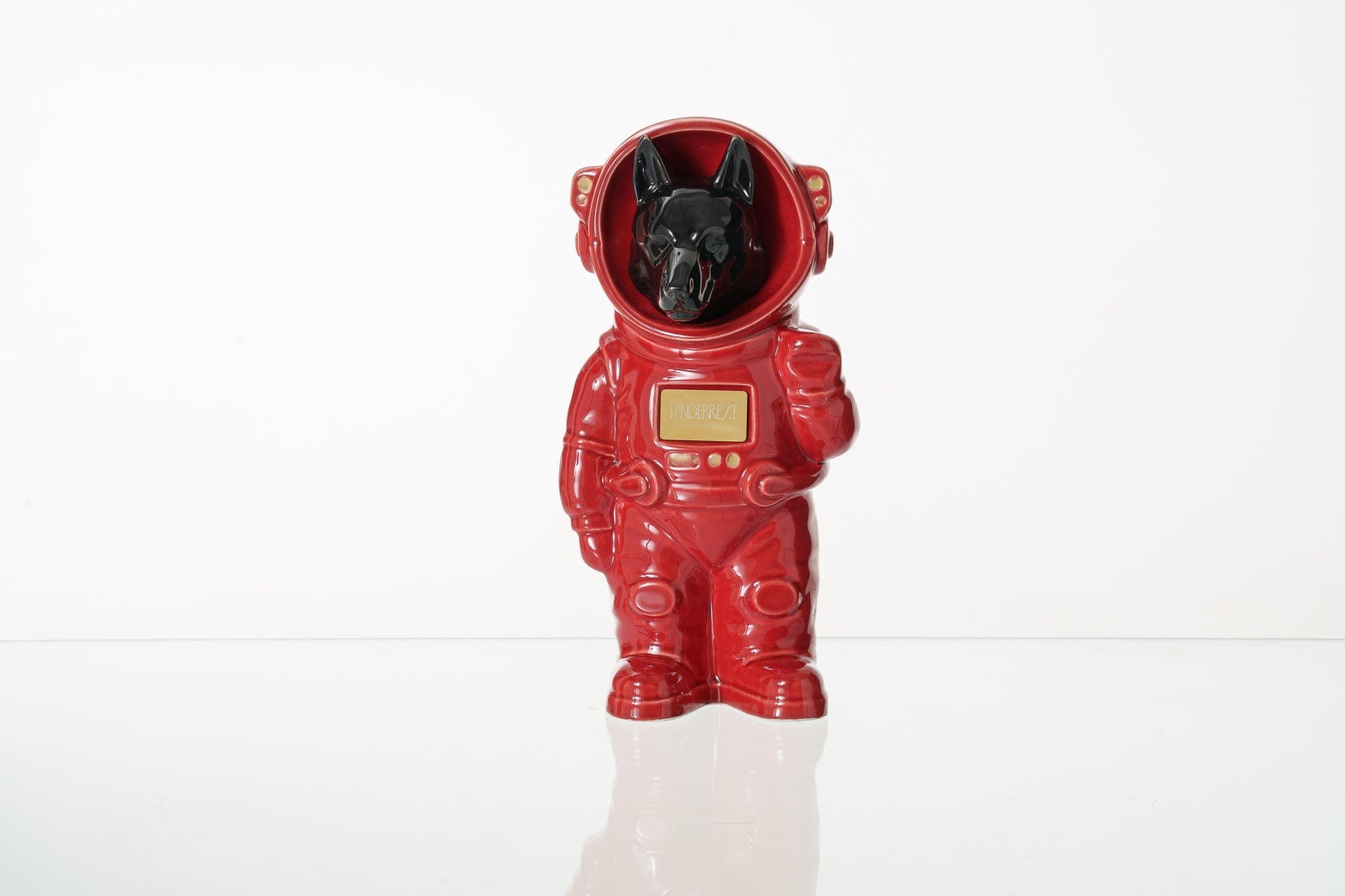 Pulvis Art Urns Pet Cremation Urn Red / Black / No Dog Cremation Urn German Shepherd - Customizable Figure | Ceramic Pet Urn