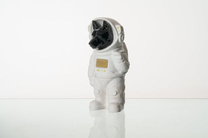 Pulvis Art Urns Pet Cremation Urn White Matte / Black / No Dog Cremation Urn German Shepherd - Customizable Figure | Ceramic Pet Urn